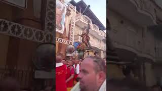 Gricignano CE  SantAndrea Apostolo in processione 240824 [upl. by Lehte]