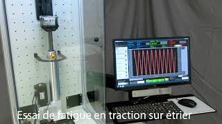 Essai de fatigue en traction  LF Technologies [upl. by Anilem380]