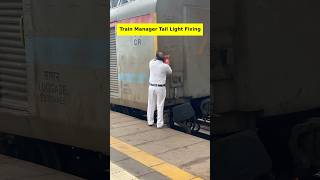 Train Manager Tail Lamp Fixing 👮‍♂️🏮 shortvideo shorts [upl. by Acie]