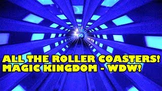 Magic Kingdom Roller Coasters Walt Disney World Onride POV [upl. by Slocum]