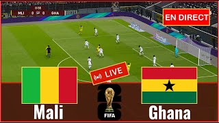 match Mali vs Ghana en direct Éliminatoires de Coupe du monde match complet Simulation Gameplay PC [upl. by Dickerson494]