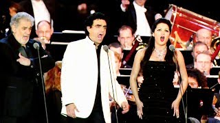 OPERA PLANET Anna Netrebko Plácido Domingo Rolando Villazón Brindisi 4K ULTRA HD [upl. by Llaccm]