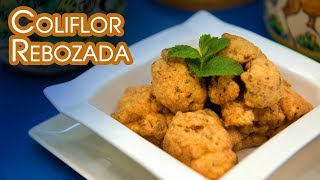 Receta Coliflor Rebozada Sencilla Facil Rapida y Muy Rica [upl. by Letram]