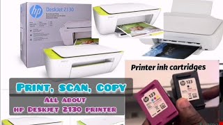 hp deskjet 2130 printer unboxing Allinone printerhow to use hp Deskjet 2130 printerreview [upl. by Oibirot]