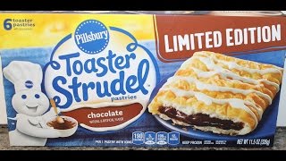 Chocolate Toaster Strudel Taste Test amp Review [upl. by Ansilme478]