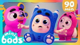 Overcoming Stage Fright  Minibods  Mini Oddbods  Baby Oddbods  Funny Cartoons For Kids [upl. by Jolee124]