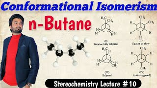 Conformational Analysis of nButane  Conformational Isomerism of Butane ButaneConformers MWS [upl. by Hak]