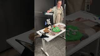 Making stopmotion feltingartist feltingandculture caedmon englishliterature [upl. by Staci]