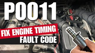 How to Test amp Fix P0011 Intake Camshaft Position Timing Over Advanced Bank 1  Engine Fault Code [upl. by Aes]