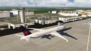 Aerofly FS Global Erfurt B777300ER Landing  The Best Mobile Flight Simulator [upl. by Ttekcirc]