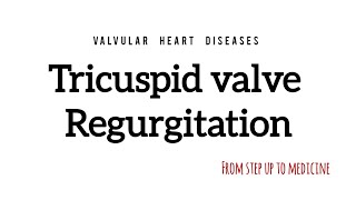 Tricuspid Regurgitation  Valvular heart disease  KMU lecture  urdu amp hindi [upl. by Eustasius]