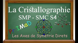 Cristallographie  Symétrie Partie 1 les Axes Directs [upl. by Euridice]