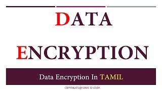 Data encryption in tamil [upl. by Aicilegna]