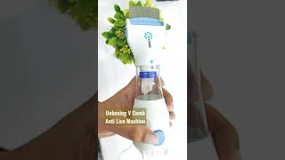 Unboxing V Comb Anti Lice Machine  Lices Nits and Eggs treatment at home shorts unboxing unbox [upl. by Gibbons]