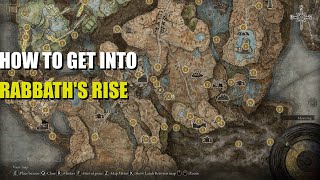 How to get Into Rabbaths Rise Elden Ring [upl. by Acined]