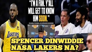 Spencer Dinwiddie nasa Lakers na nga ba Rob Pelinka at Spencer Dinwiddie nakitang magkasa [upl. by Yllas]