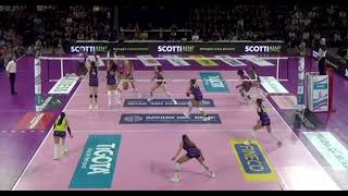 Paola Egonu  Vero Volley Milano x Scandicci Volleyball Highlights [upl. by Aihsemek]