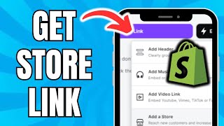 How To Get My Shopify Store Link Best Method [upl. by Milan]