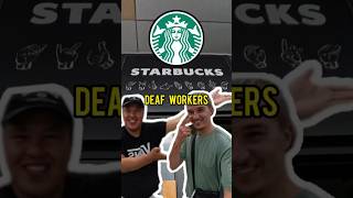 Deaf Workers in Starbucks [upl. by Aynnek]