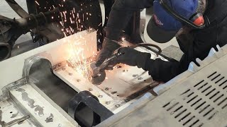 Cut weld grind repeat [upl. by Flessel]