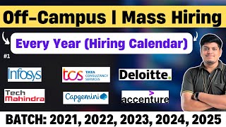 TCS Infosys Cognizant Accenture Capgemini Deloitte All Hiring Role Salary  20212025 BATCH [upl. by Jeminah]