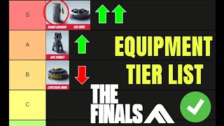 The Finals Season 4 Equipment Specialization Tier List [upl. by Cowley]