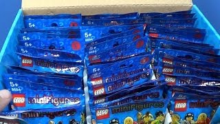 S2 Lego Minifigures Series 2 Case Unboxing All 60 Packs Opened Up [upl. by Garlen404]