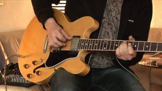 Converted Gibson ES 333 to Burstbucker with Okko Diablo Overdrive pedal Part 3 [upl. by Alimak]