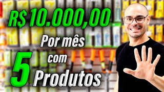 â€‹ðŸ”µ DESCUBRA OS 5 PRODUTOS QUE PODEM TE FAZER GANHAR R 1000000 POR MÃŠS [upl. by Dorry]