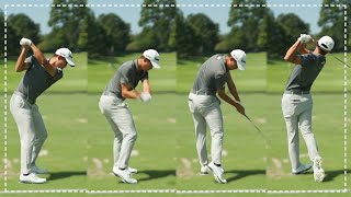 Collin Morikawa Swing Sequence with Pitch Shots [upl. by Ezechiel523]