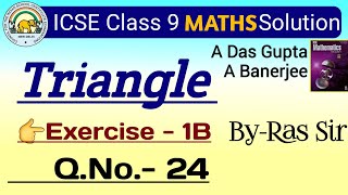 Class 9 Triangles ICSE  Triangle A Das gupta Banerjeedas gupta banerjeetriangle class 9th icse [upl. by Halehs]