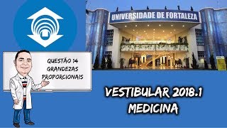 Resolução UNiFOR Medicina  20181  Questão 14 [upl. by Tobi]