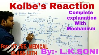 Kolbes Reaction With Mechanism [upl. by Awra]