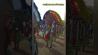 തിറയാട്ടത്തിന്റെ ഭംഗി തിറയാട്ടം at Kerala temple festival shortfeed shorts [upl. by Berget]