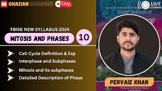 Cell Cycle Class 11 Mitosis and Phases of Mitosis Chapter 01 Federal Board Biology 2024 [upl. by Doowle]