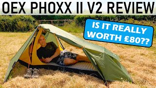 OEX Phoxx II V2 TENT REVIEW  £80 BUDGET wild camping tent [upl. by Delano995]