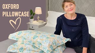 How to Make an Oxford Pillowcase  Pillowcase Sewing Tutorial  DIY [upl. by Marcella]