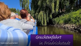 Eine Grachtenfahrt in Friedrichstadt [upl. by Eveam]