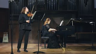 A Honegger  Sonata No 1 for Violin and Piano Maria Arteeva Ekaterina Kvint [upl. by Aicnelav]