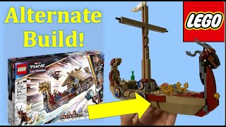 MarveltoViking Alternate Build A better viking ship with less pieces [upl. by Acitel619]