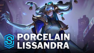 Porcelain Lissandra Skin Spotlight  League of Legends [upl. by Amrak571]