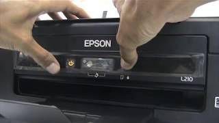 SOLVED  EPSON L210  FIXED BLINKING INK LIGHT [upl. by Ardyce]