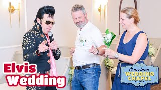 Alice amp Simons Elvis Wedding in Las Vegas  Graceland Chapel [upl. by Rask]