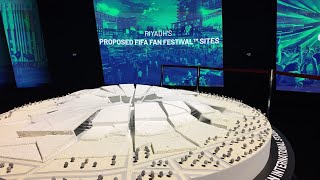 Watch A sneak peek at Saudi Arabias 2034 World Cup bid exhibition [upl. by Monetta]