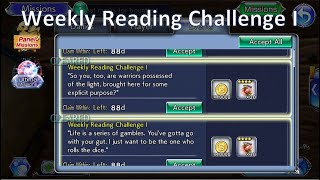 DFFOO Weekly Reading Challenge I [upl. by Ettevi418]