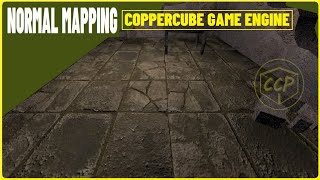 COPPERCUBE 651  HOW TO ADD NORMAL MAPS TO A 3D SCENES FULL BEGINNERS  PROJECT DOWNLOAD [upl. by Aniretak]