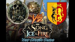 Live ASOIAF Battle Report  Fire amp Blood  Freefolk vs Baratheon [upl. by Tare]