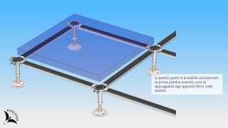 Istruzioni di montaggio per pavimento sopraelevato [upl. by Ruddie]