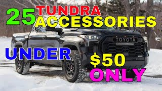 25 Awesome Upgrades MODS Accessories For Toyota Tundra Under 50 Interior Exterior Trims amp More [upl. by Ru]