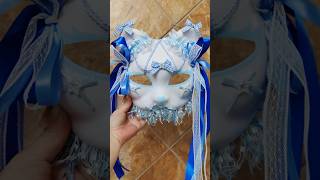 The Blue Mask cosplay mask handwork shorts art diy anime [upl. by Ledairam]